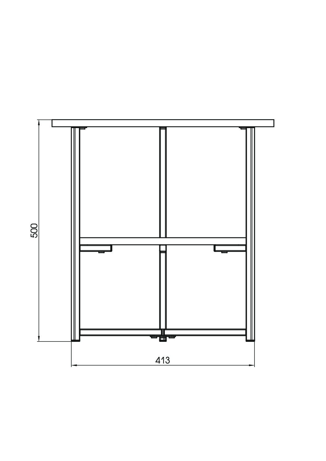Журнальный стол Veneda Rondo D500_фронт